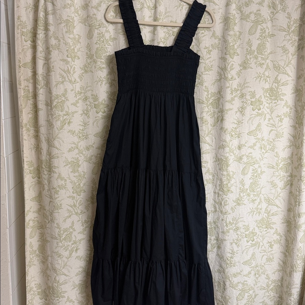 Abercrombie & Fitch Black Midi Dress - Picture 2 of 8